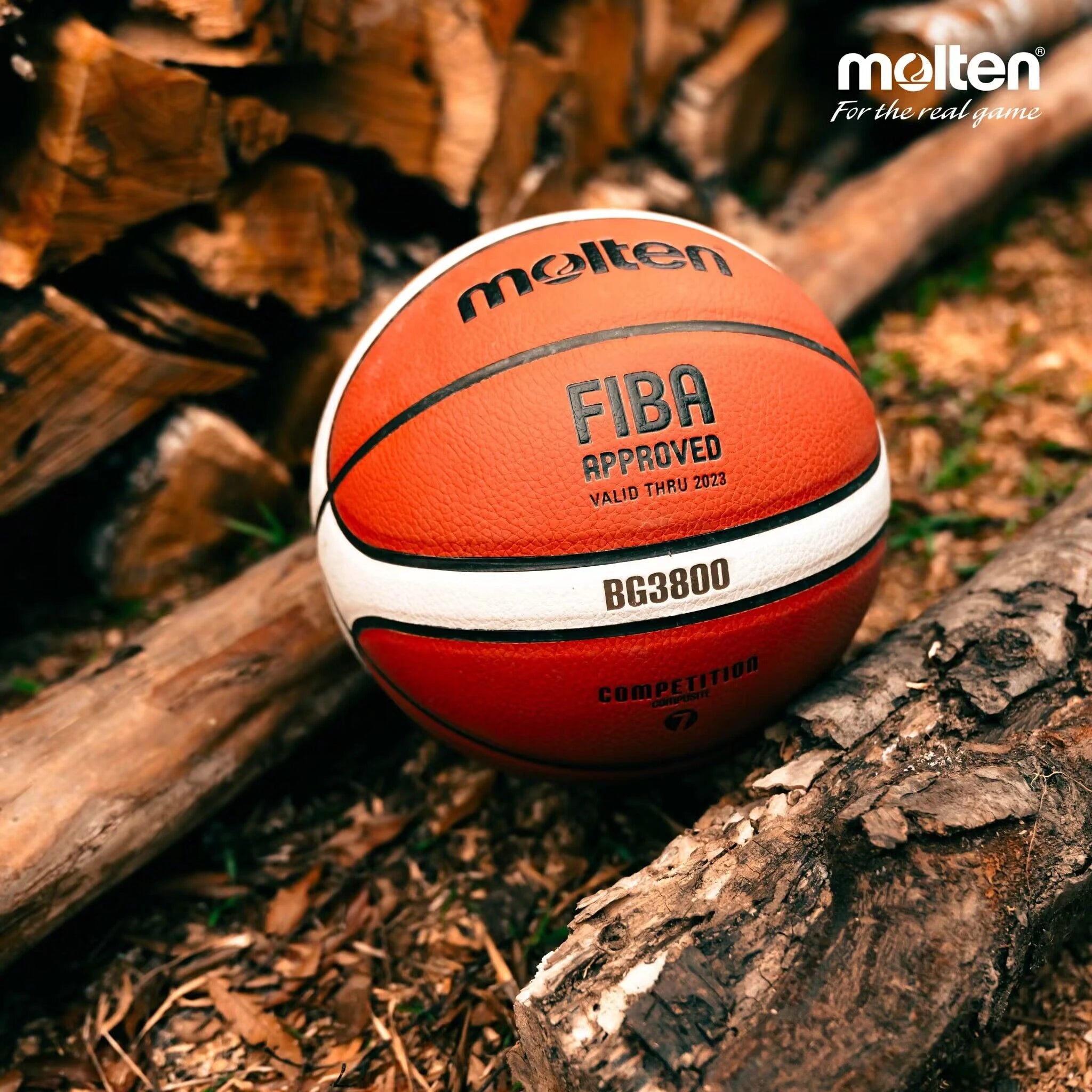 Molten BG3800 Series, Indoor/Outdoor Basketball,Size 7,6 2- Tone Design, Model: BG3800 Basketball